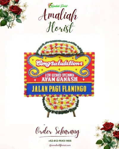 Bunga Papan Congratulation di 16 Ilir